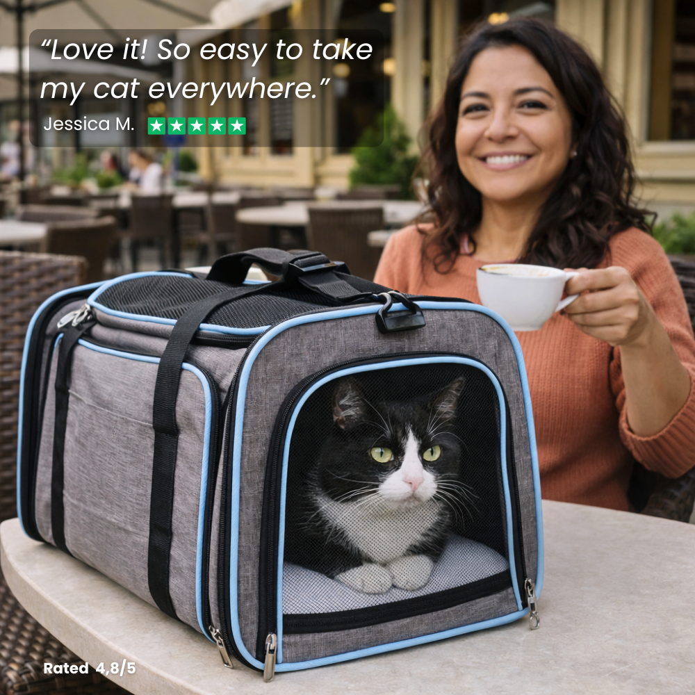 EXPANDABLE CAT TRAVEL BAG