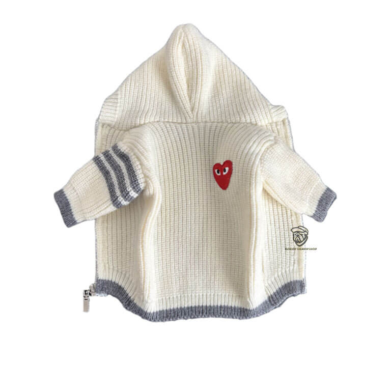 Grey Dog Tactile Hoodie