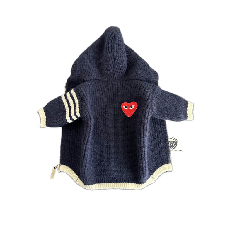 Grey Dog Tactile Hoodie