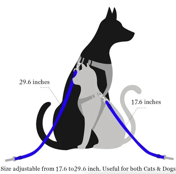 2 Pack Pet Safety Seatbelt for Dogs & Cats